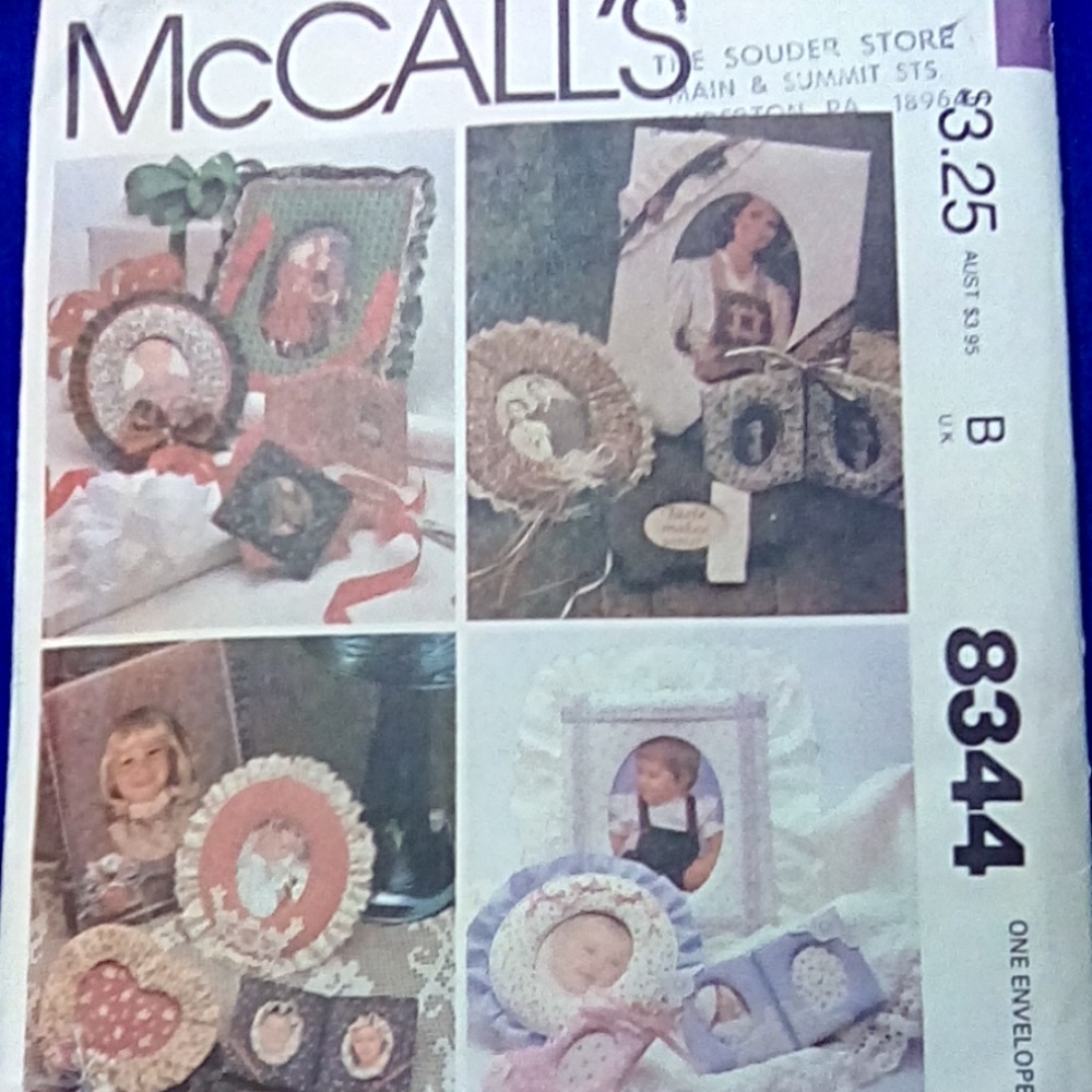 Vintage McCall's Picture frames Victorian